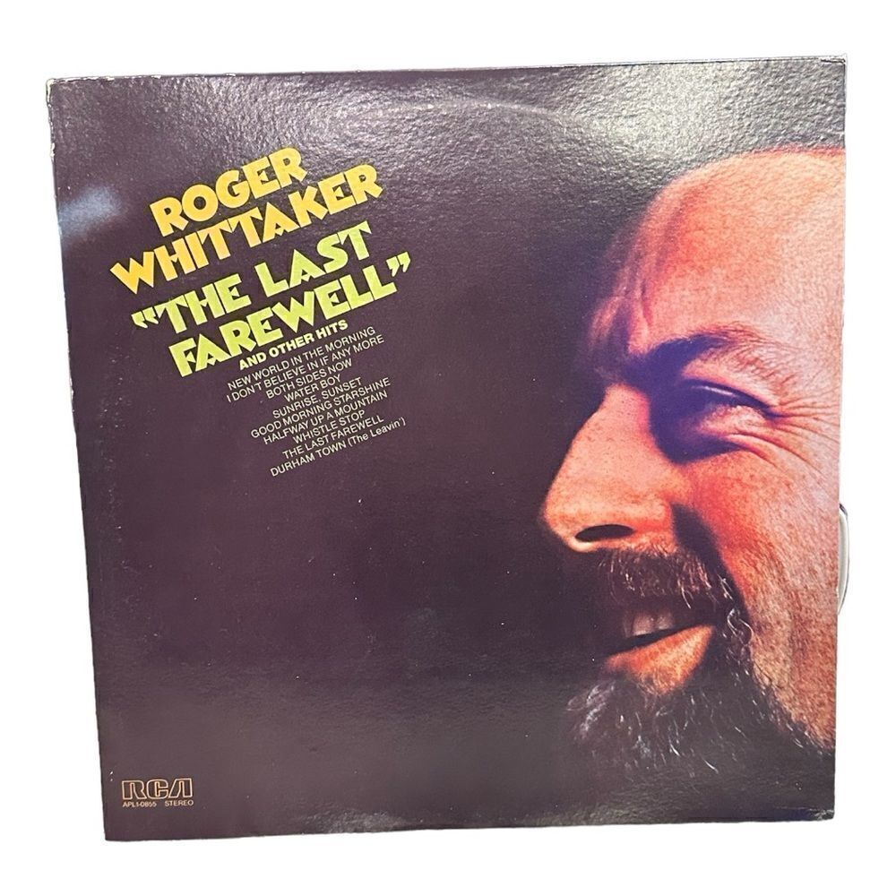 Roger Whittaker "The Last Farewell and Other Hits" [RCA APL1-0855] Vinyl LP